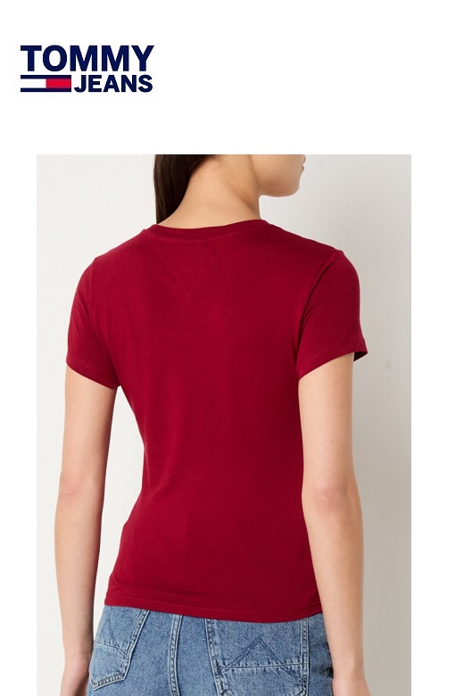Tommy Jeans női póló - piros