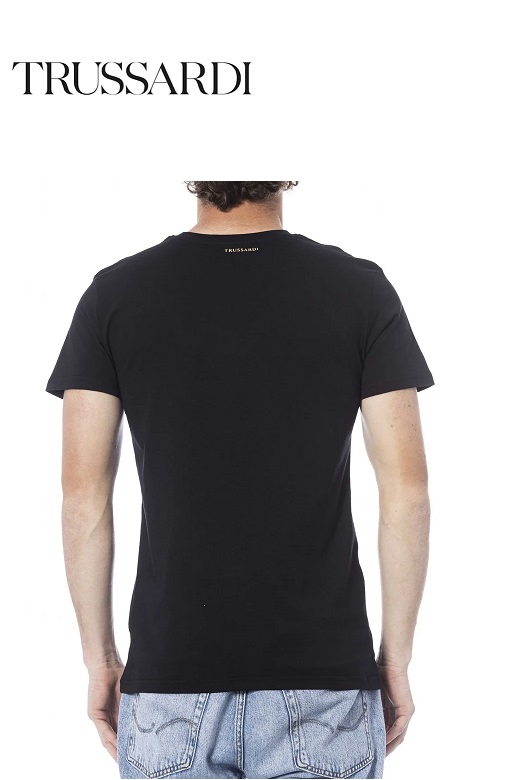Trussardi férfi póló - fekete