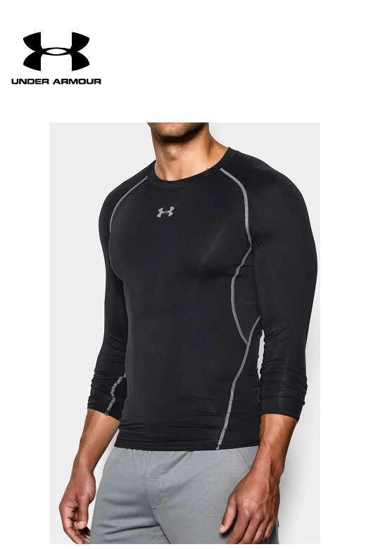 Under Armour férfi kompressziós hosszú ujjú póló fekete HG LS 1257471-001