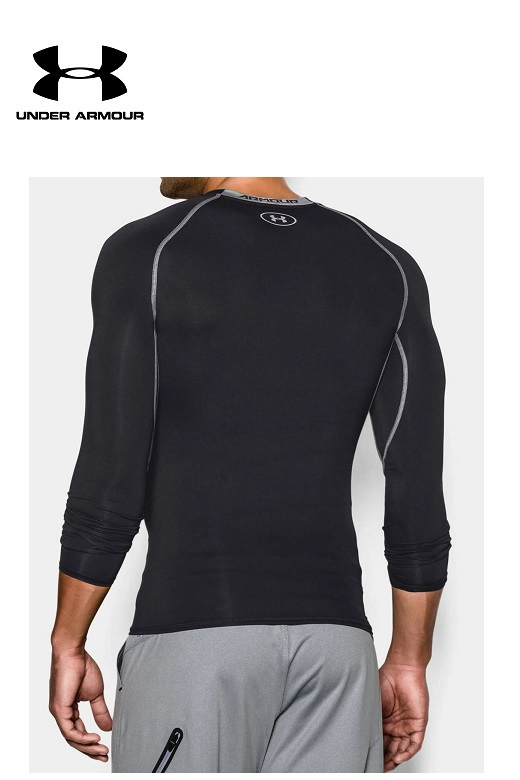 Under Armour férfi kompressziós hosszú ujjú póló fekete HG LS 1257471-001