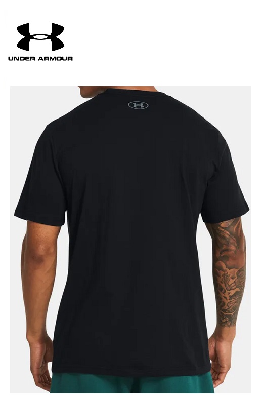 Under Armour férfi póló fekete wordmark SS 1382829