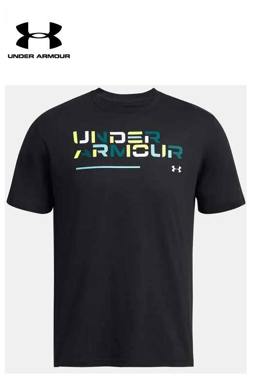 Under Armour férfi póló fekete wordmark SS 1382829