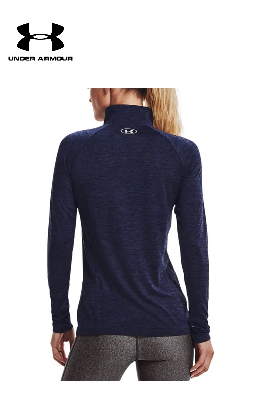 Under Armour női hosszú ujjú póló - sötétkék edzéshez