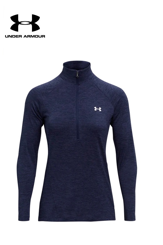 Under Armour női hosszú ujjú póló - sötétkék edzéshez