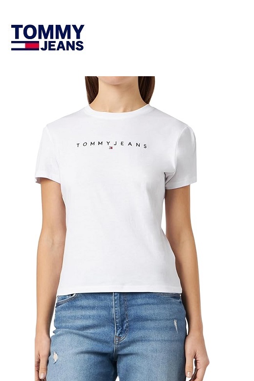 Tommy Jeans női póló - fehér Tommy Jeans női póló - fehér