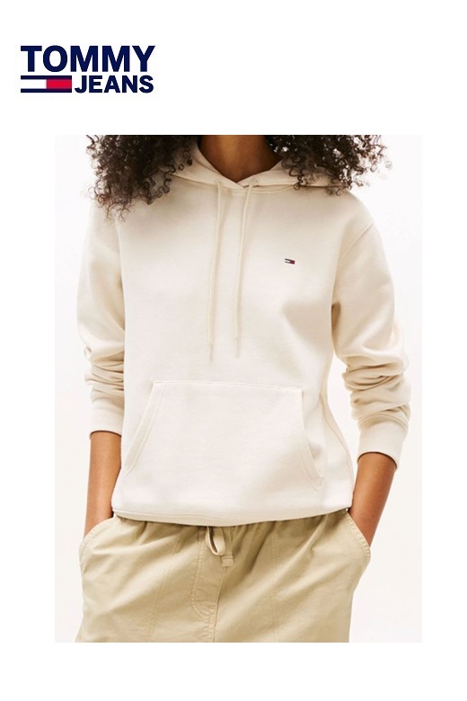 Tommy Jeans női pulóver - bézs Tommy Jeans női pulóver - bézs