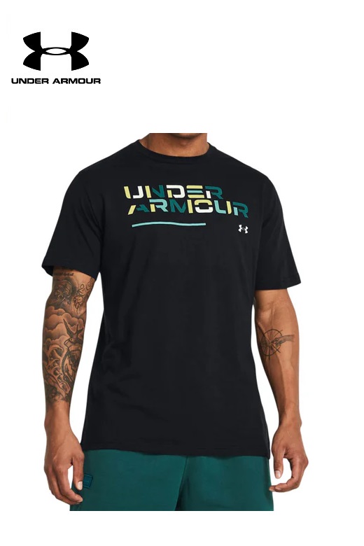 Under Armour férfi póló fekete wordmark SS 1382829 Under Armour férfi póló fekete wordmark SS 1382829